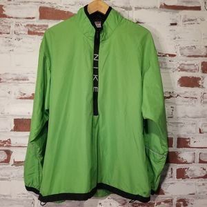Nike Lime Green Windbreaker 1/2 Zip M